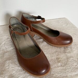 Dansko Brown Mary Jane Heels